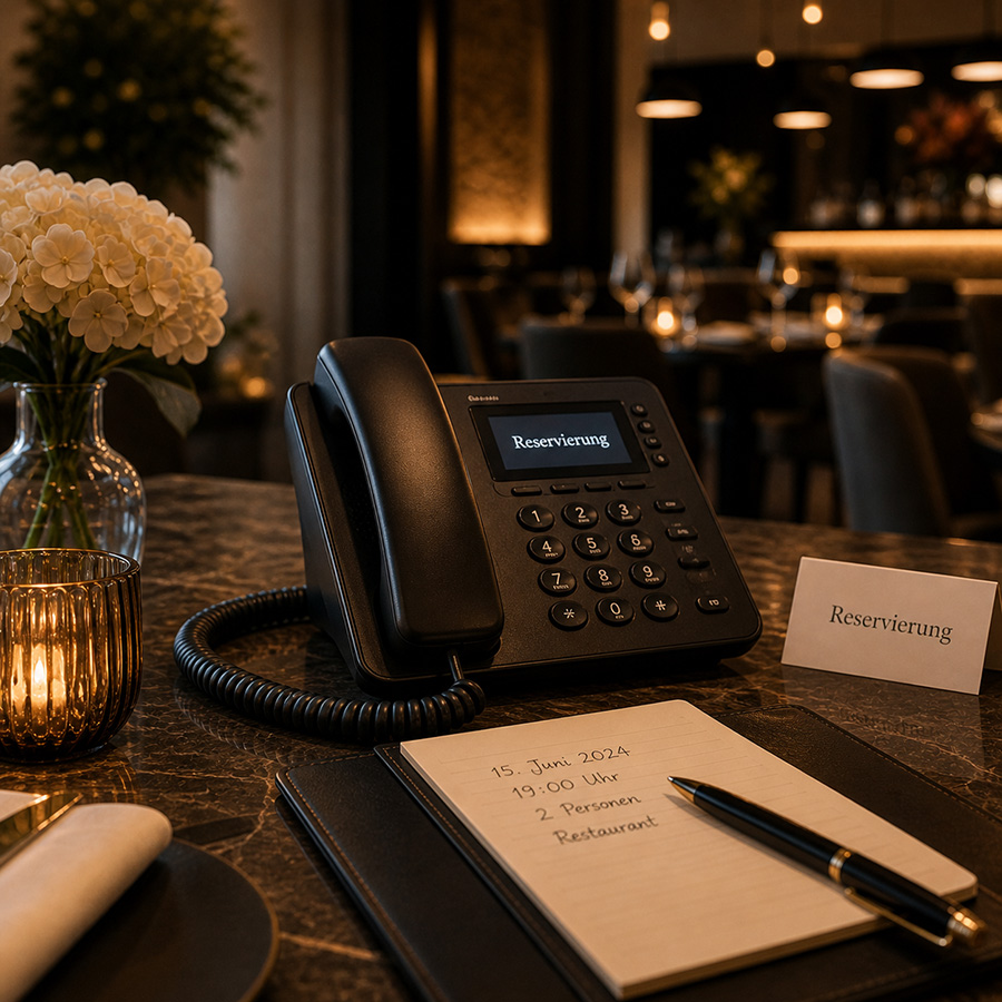 Telefon im Restaurant